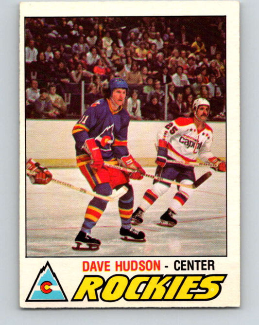 1977-78 O-Pee-Chee #343 Dave Hudson  Colorado Rockies  V15421