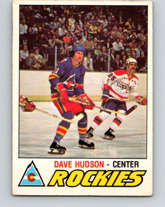 1977-78 O-Pee-Chee #343 Dave Hudson  Colorado Rockies  V15422