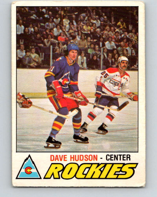 1977-78 O-Pee-Chee #343 Dave Hudson  Colorado Rockies  V15424