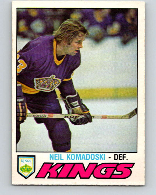 1977-78 O-Pee-Chee #344 Neil Komadoski  Los Angeles Kings  V15425