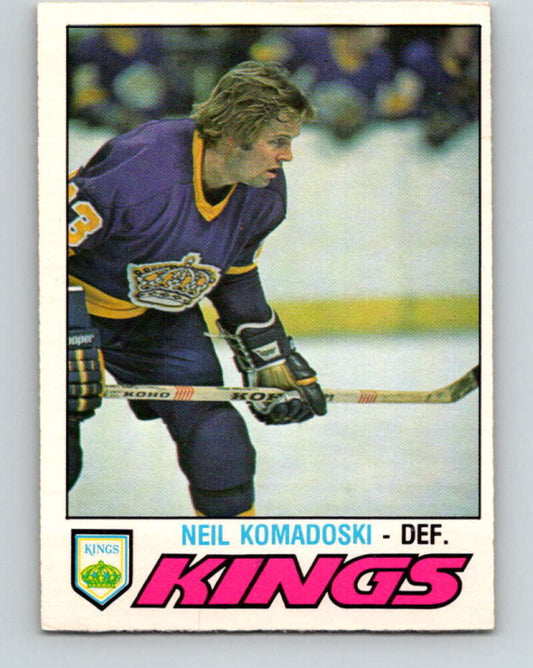 1977-78 O-Pee-Chee #344 Neil Komadoski  Los Angeles Kings  V15426