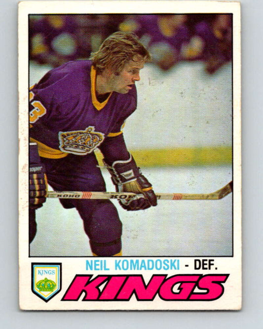 1977-78 O-Pee-Chee #344 Neil Komadoski  Los Angeles Kings  V15427