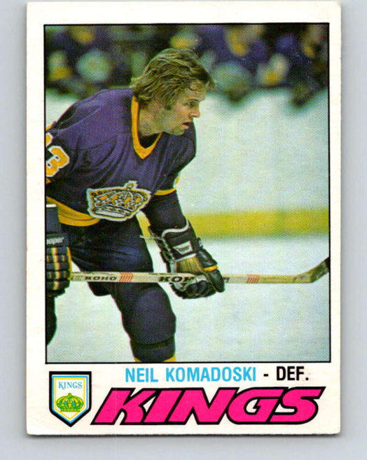 1977-78 O-Pee-Chee #344 Neil Komadoski  Los Angeles Kings  V15428