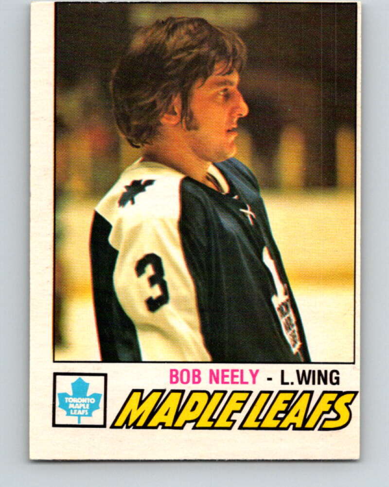 1977-78 O-Pee-Chee #347 Bob Neely  Toronto Maple Leafs  V15448