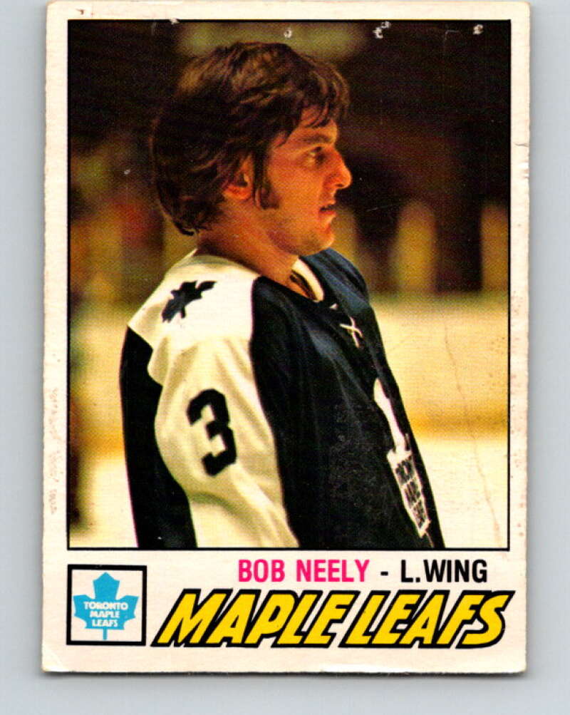 1977-78 O-Pee-Chee #347 Bob Neely  Toronto Maple Leafs  V15453