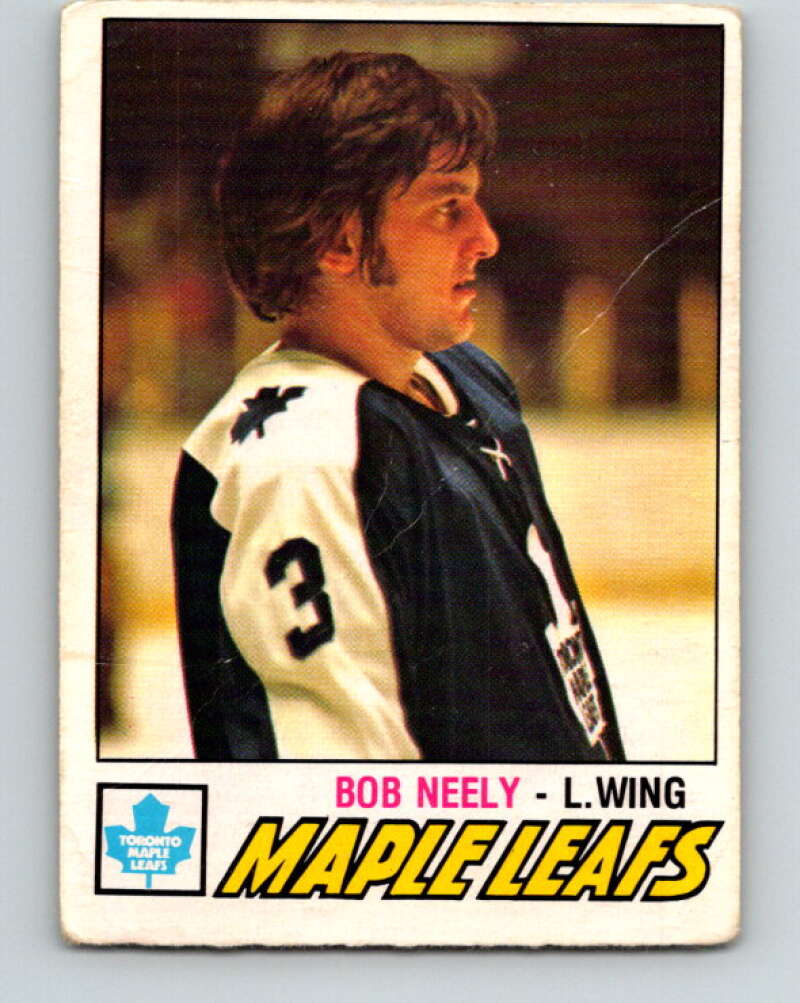 1977-78 O-Pee-Chee #347 Bob Neely  Toronto Maple Leafs  V15454