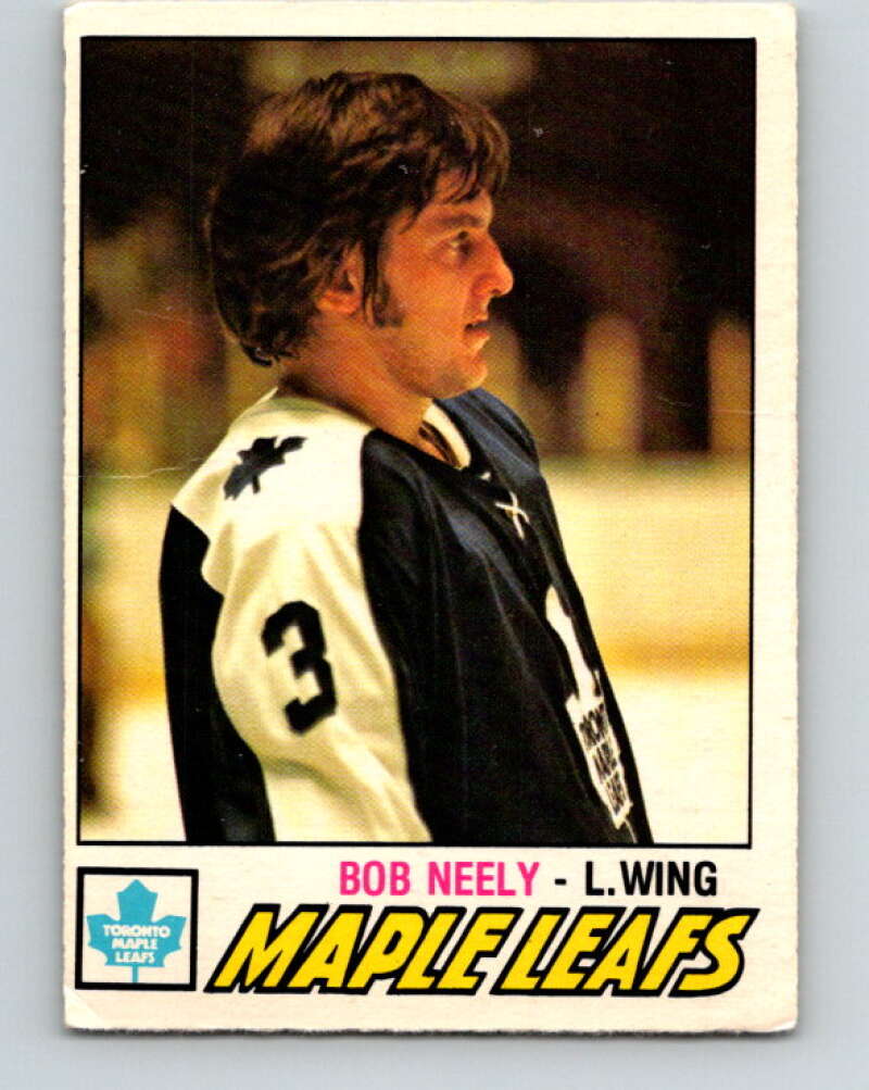 1977-78 O-Pee-Chee #347 Bob Neely  Toronto Maple Leafs  V15455