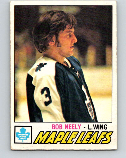 1977-78 O-Pee-Chee #347 Bob Neely  Toronto Maple Leafs  V15456