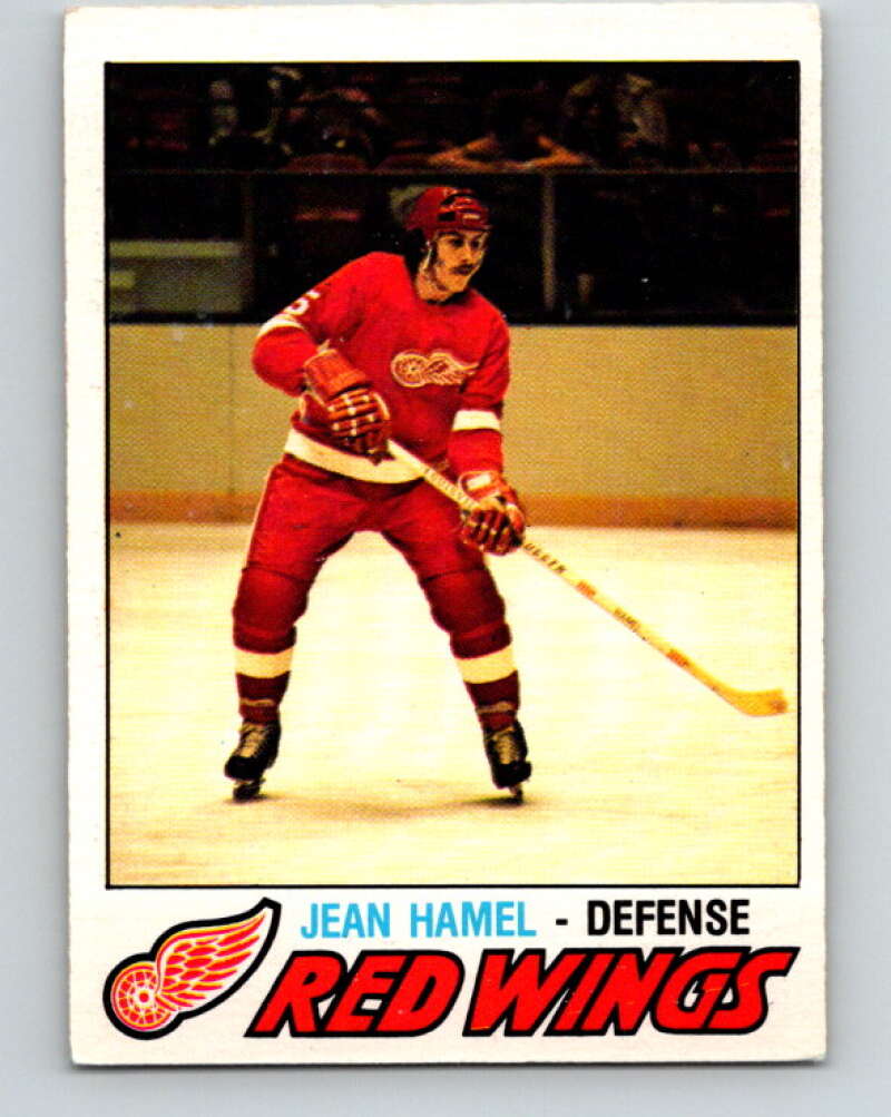 1977-78 O-Pee-Chee #348 Jean Hamel  Detroit Red Wings  V15458