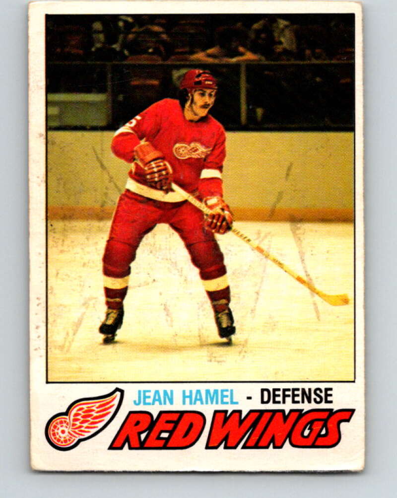 1977-78 O-Pee-Chee #348 Jean Hamel  Detroit Red Wings  V15463