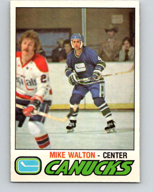 1977-78 O-Pee-Chee #350 Mike Walton  Vancouver Canucks  V15478