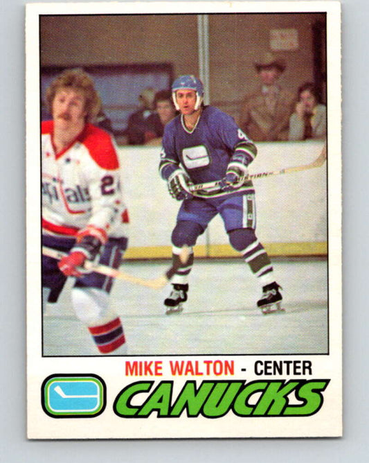 1977-78 O-Pee-Chee #350 Mike Walton  Vancouver Canucks  V15479