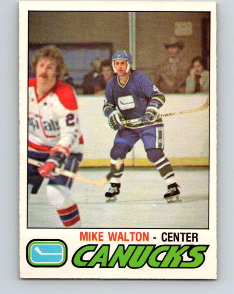 1977-78 O-Pee-Chee #350 Mike Walton  Vancouver Canucks  V15480