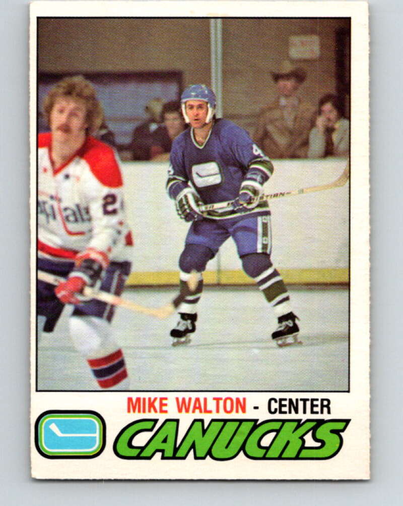 1977-78 O-Pee-Chee #350 Mike Walton  Vancouver Canucks  V15481