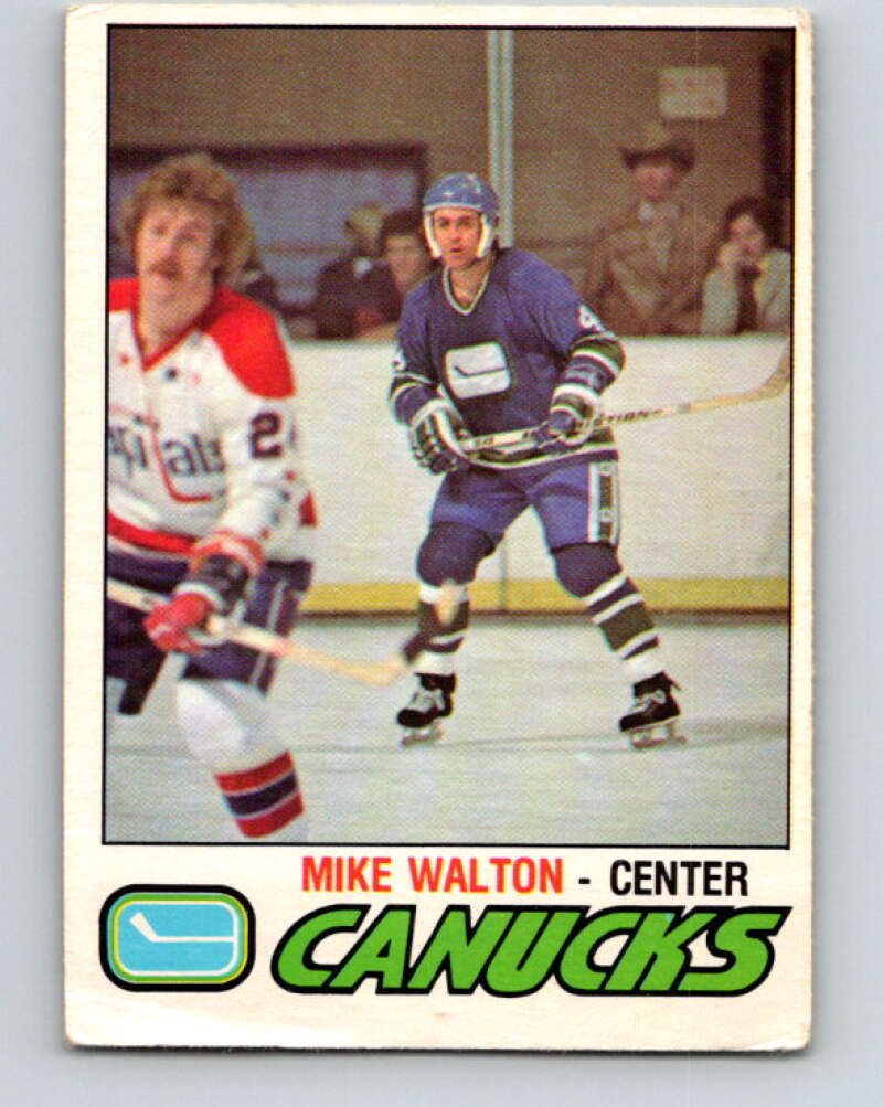 1977-78 O-Pee-Chee #350 Mike Walton  Vancouver Canucks  V15482