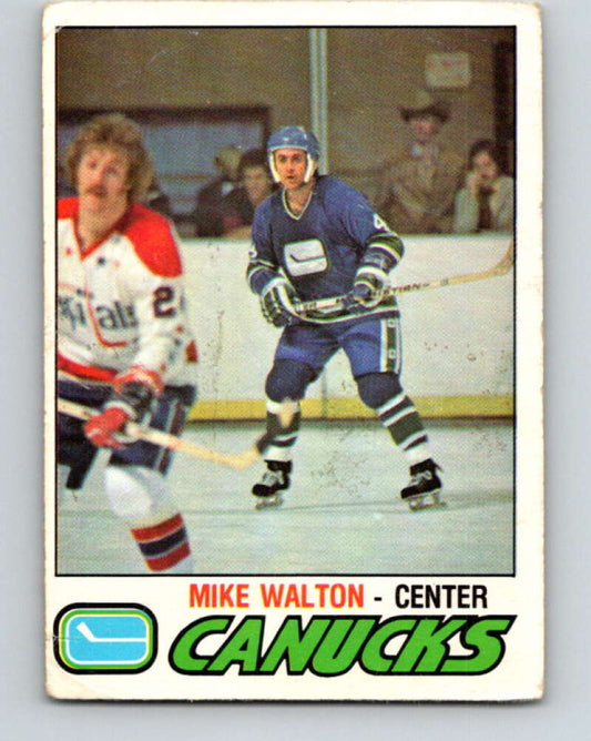 1977-78 O-Pee-Chee #350 Mike Walton  Vancouver Canucks  V15483