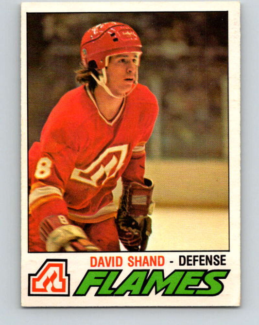 1977-78 O-Pee-Chee #355 David Shand  RC Rookie Atlanta Flames  V15521