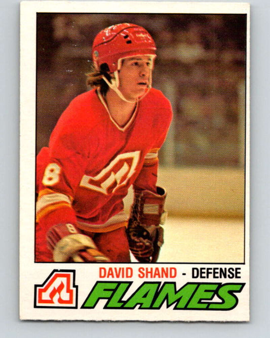 1977-78 O-Pee-Chee #355 David Shand  RC Rookie Atlanta Flames  V15522