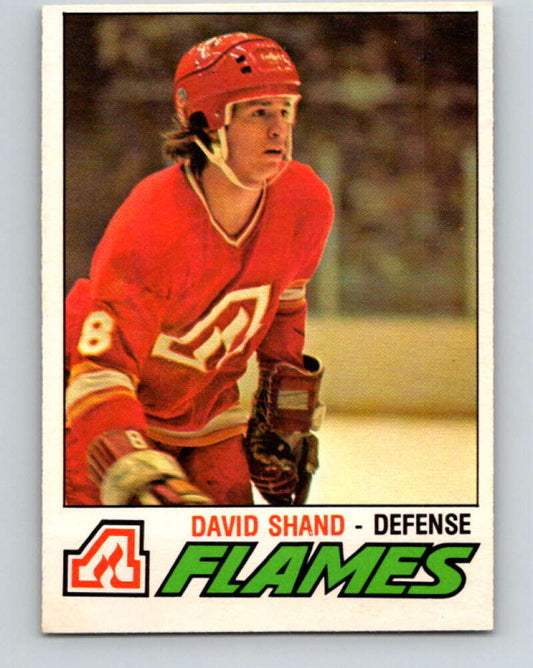 1977-78 O-Pee-Chee #355 David Shand  RC Rookie Atlanta Flames  V15523