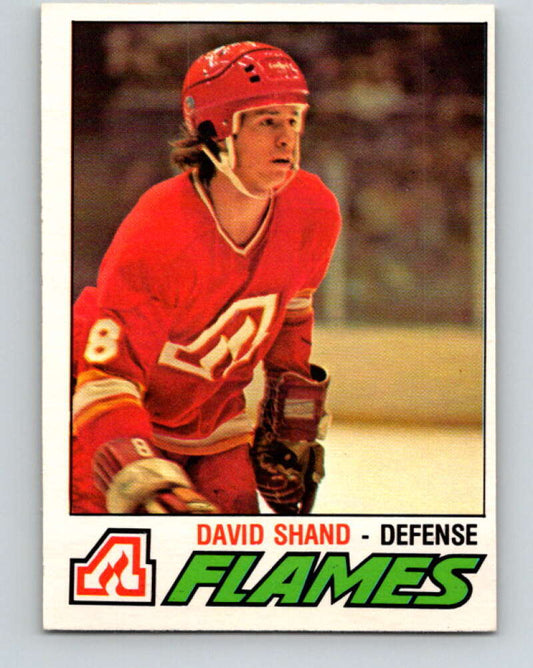 1977-78 O-Pee-Chee #355 David Shand  RC Rookie Atlanta Flames  V15524