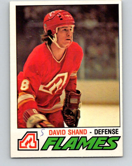 1977-78 O-Pee-Chee #355 David Shand  RC Rookie Atlanta Flames  V15525