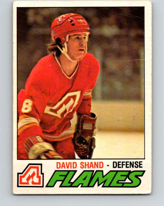 1977-78 O-Pee-Chee #355 David Shand  RC Rookie Atlanta Flames  V15527