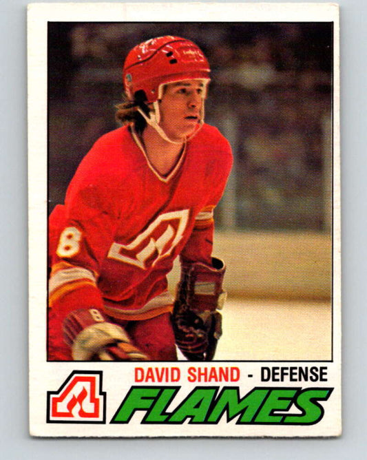 1977-78 O-Pee-Chee #355 David Shand  RC Rookie Atlanta Flames  V15528