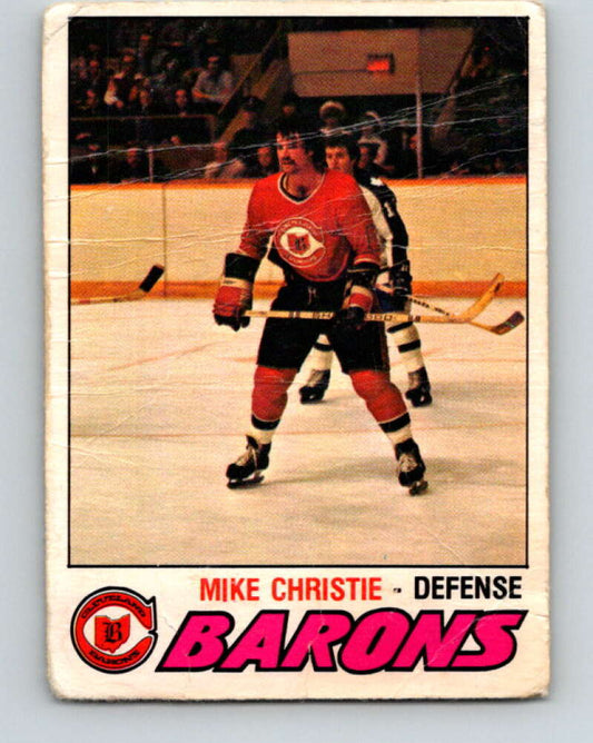 1977-78 O-Pee-Chee #357 Mike Christie  Cleveland Barons  V15540