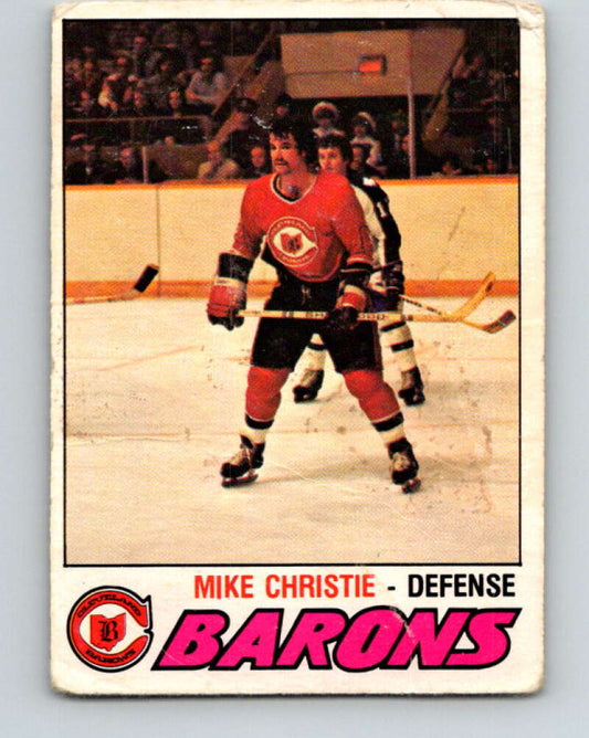 1977-78 O-Pee-Chee #357 Mike Christie  Cleveland Barons  V15541