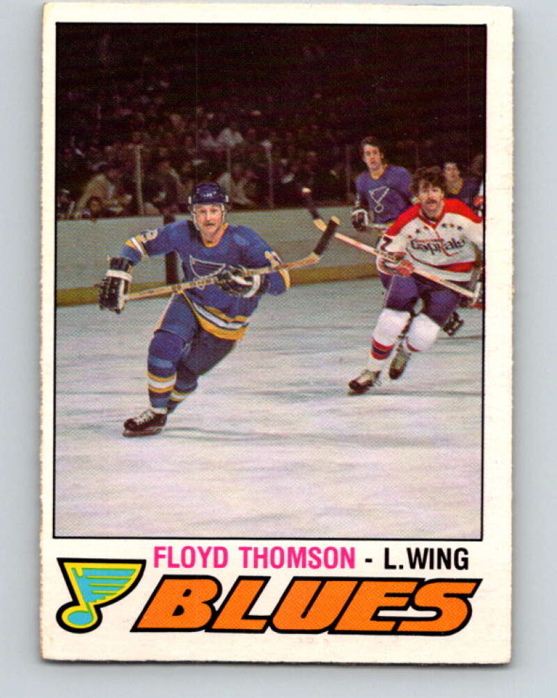 1977-78 O-Pee-Chee #358 Floyd Thomson  St. Louis Blues  V15542