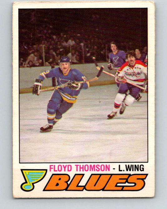 1977-78 O-Pee-Chee #358 Floyd Thomson  St. Louis Blues  V15546