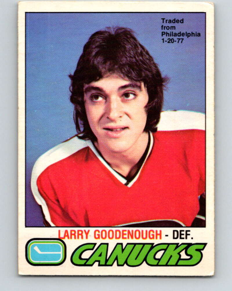 1977-78 O-Pee-Chee #359 Larry Goodenough  Vancouver Canucks  V15549