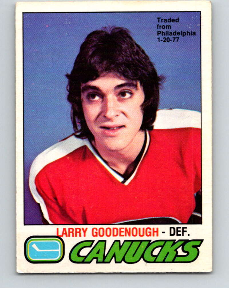 1977-78 O-Pee-Chee #359 Larry Goodenough  Vancouver Canucks  V15555