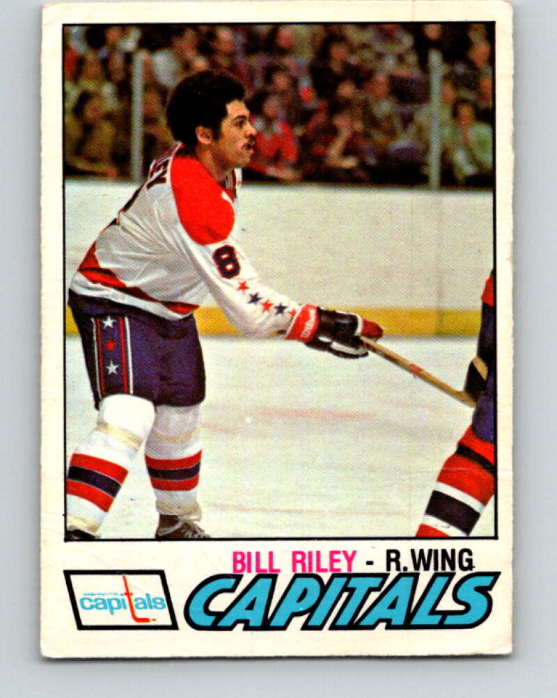 1977-78 O-Pee-Chee #360 Bill Riley  RC Rookie Washington Capitals  V15563