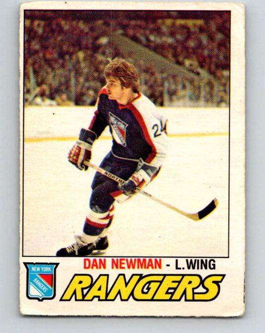 1977-78 O-Pee-Chee #362 Dan Newman  RC Rookie New York Rangers  V15576