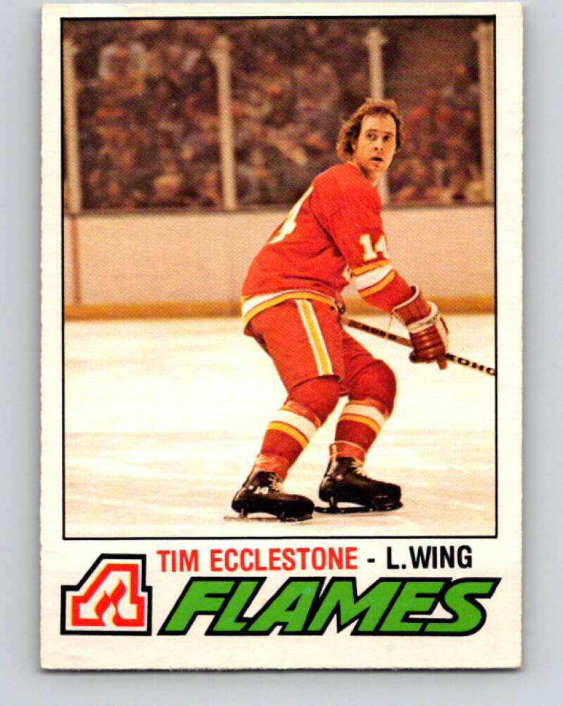 1977-78 O-Pee-Chee #364 Tim Ecclestone  Atlanta Flames  V15596