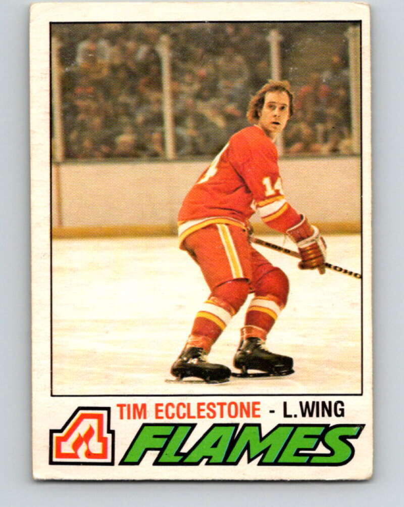 1977-78 O-Pee-Chee #364 Tim Ecclestone  Atlanta Flames  V15598