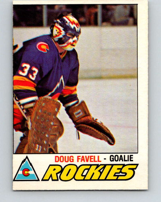 1977-78 O-Pee-Chee #370 Doug Favell  Colorado Rockies  V15637