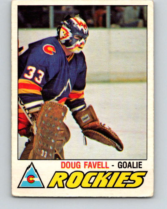 1977-78 O-Pee-Chee #370 Doug Favell  Colorado Rockies  V15643