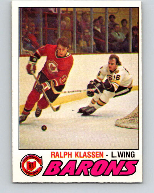 1977-78 O-Pee-Chee #372 Ralph Klassen  Cleveland Barons  V15654