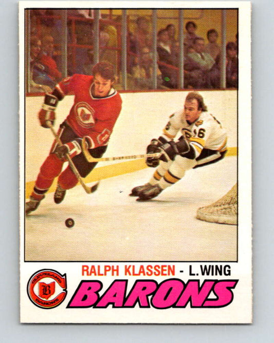 1977-78 O-Pee-Chee #372 Ralph Klassen  Cleveland Barons  V15655