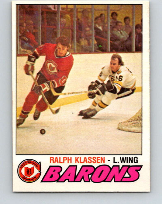 1977-78 O-Pee-Chee #372 Ralph Klassen  Cleveland Barons  V15656