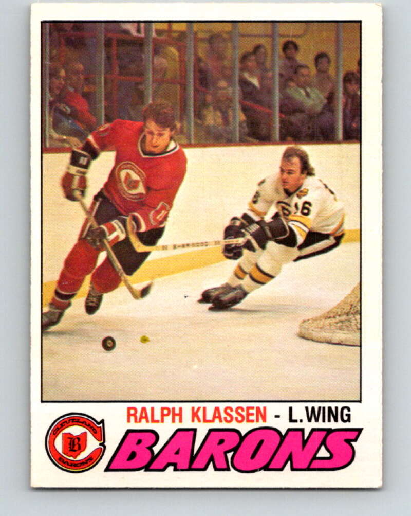 1977-78 O-Pee-Chee #372 Ralph Klassen  Cleveland Barons  V15657