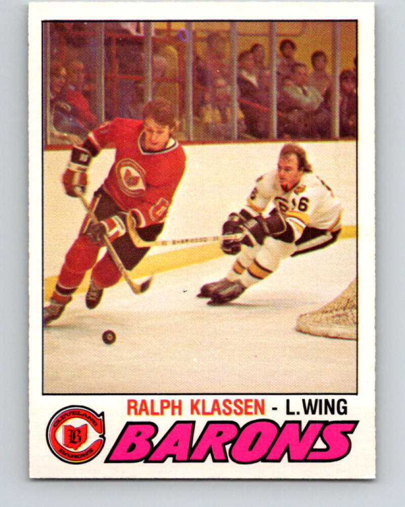 1977-78 O-Pee-Chee #372 Ralph Klassen  Cleveland Barons  V15658