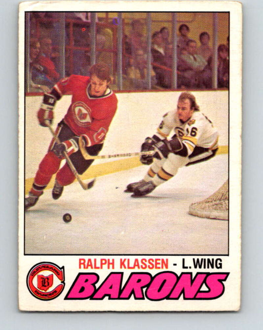 1977-78 O-Pee-Chee #372 Ralph Klassen  Cleveland Barons  V15661