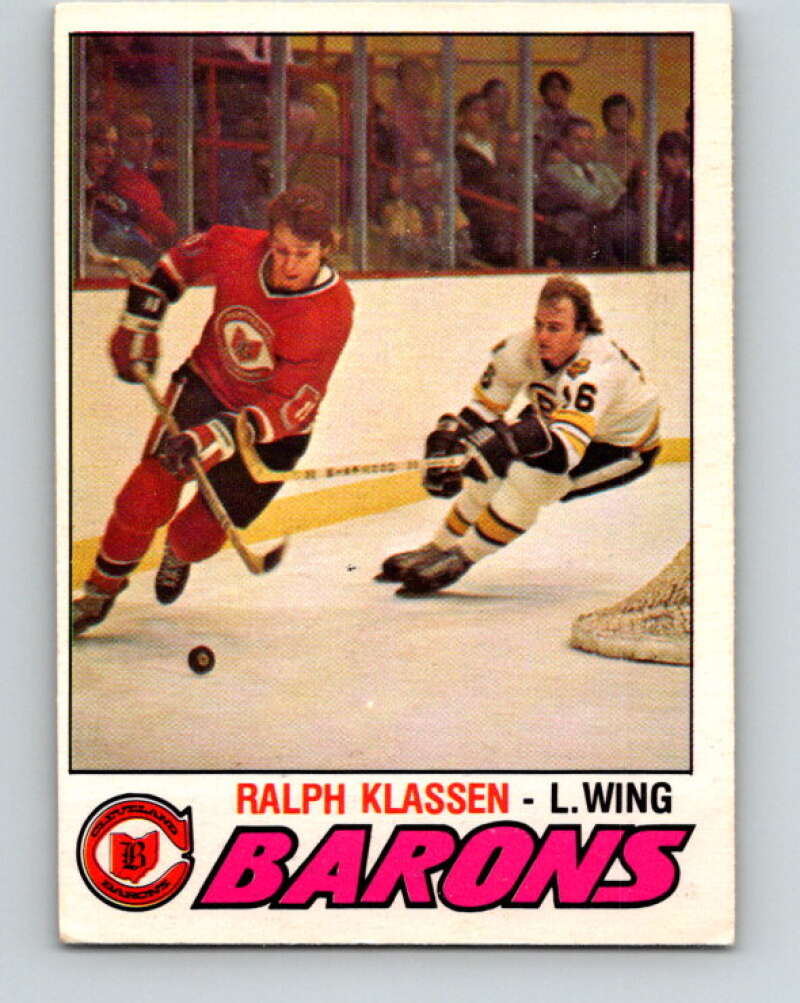 1977-78 O-Pee-Chee #372 Ralph Klassen  Cleveland Barons  V15663