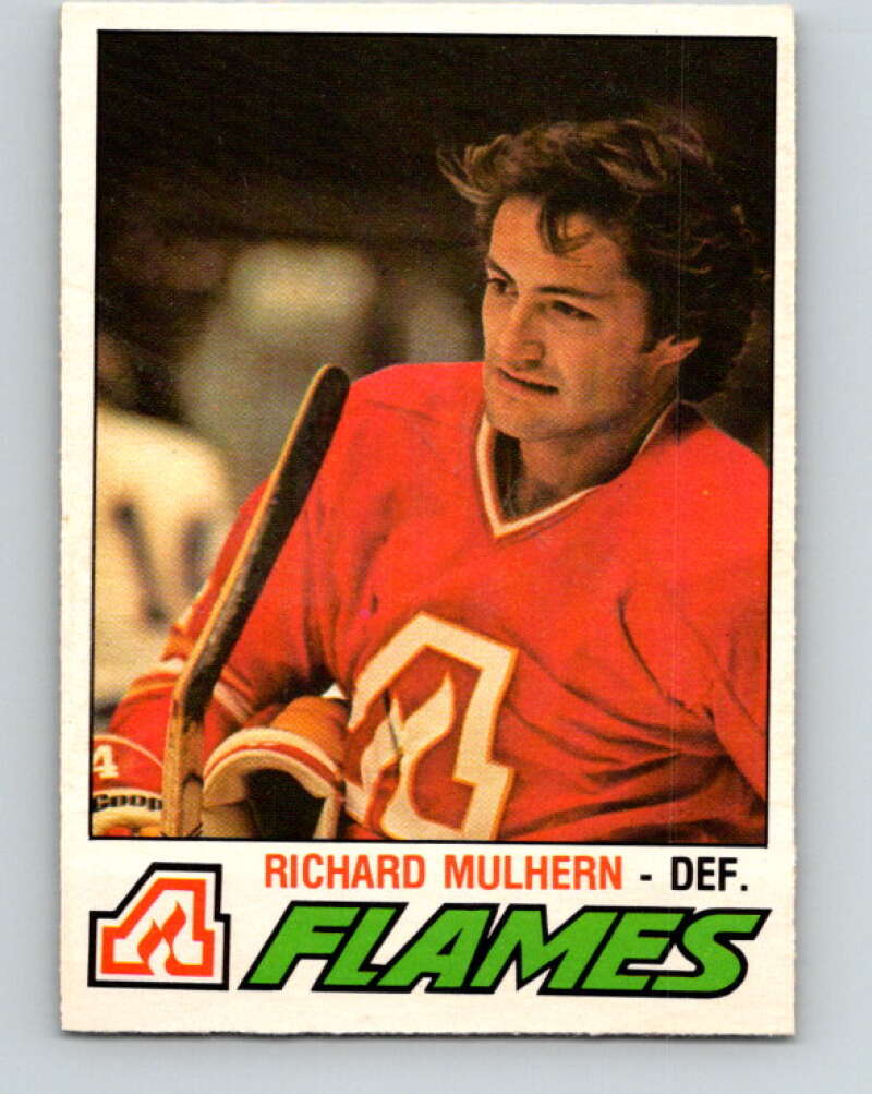 1977-78 O-Pee-Chee #373 Richard Mulhern  Atlanta Flames  V15664