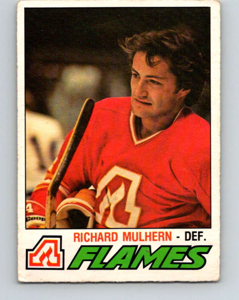 1977-78 O-Pee-Chee #373 Richard Mulhern  Atlanta Flames  V15667