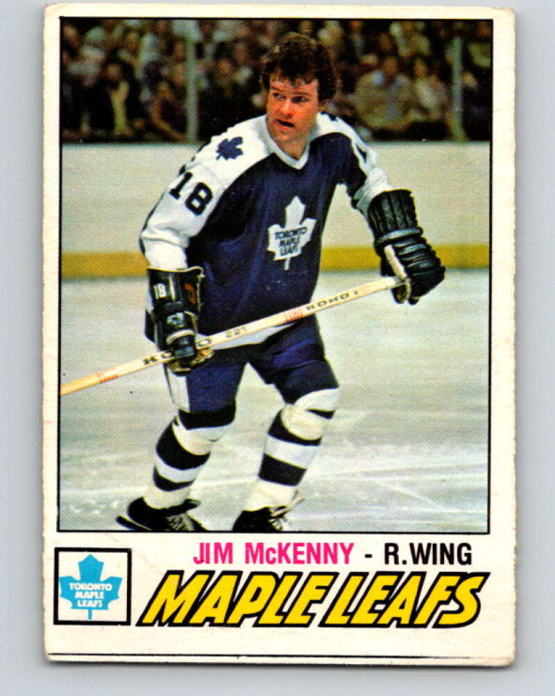 1977-78 O-Pee-Chee #374 Jim McKenny  Toronto Maple Leafs  V15675