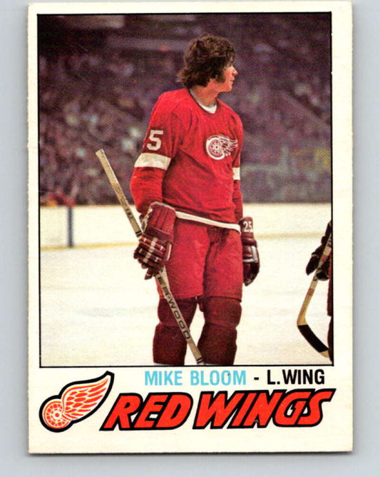 1977-78 O-Pee-Chee #375 Mike Bloom  Detroit Red Wings  V15676